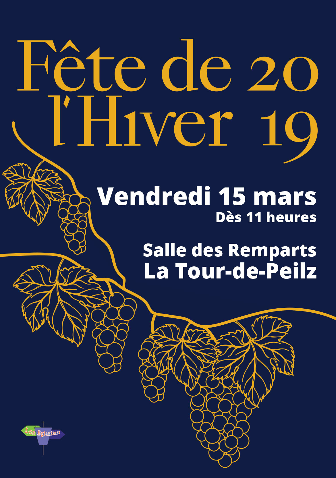 Fondation les Eglantines - Affiche Fête de l'Hiver 2019